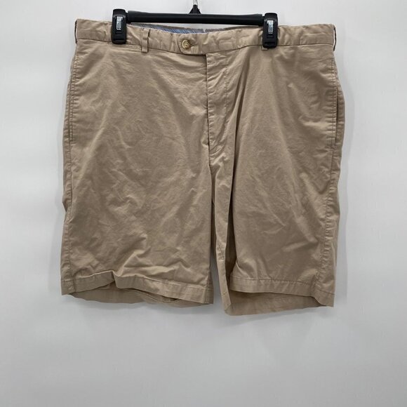 Peter Millar Khaki Shorts Old Waverly Embroidery Men's Size 38 - Picture 1 of 6